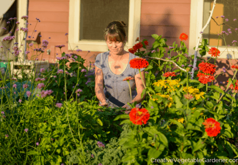 woman in garden what to grow