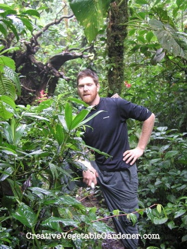 Mark on our hike in the cloud forest of Costa Rica.