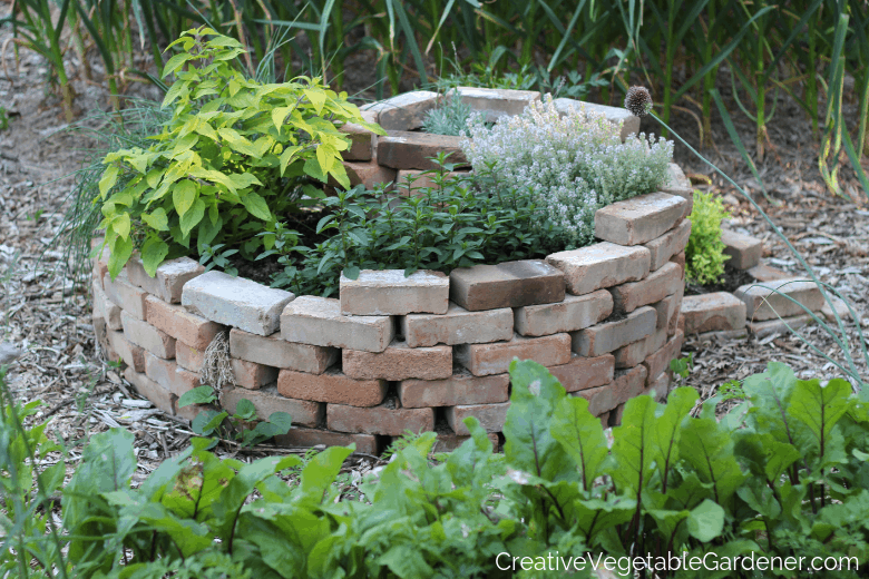 Creative Vegetable Gardener:How to Easily Build an Herb Spiral Garden - Creative Vegetable Gardener