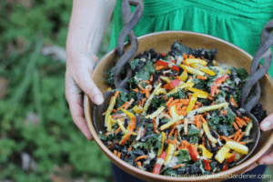 garden fresh recipe with kale