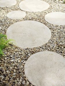 pictures of vegetable gardens with circular path